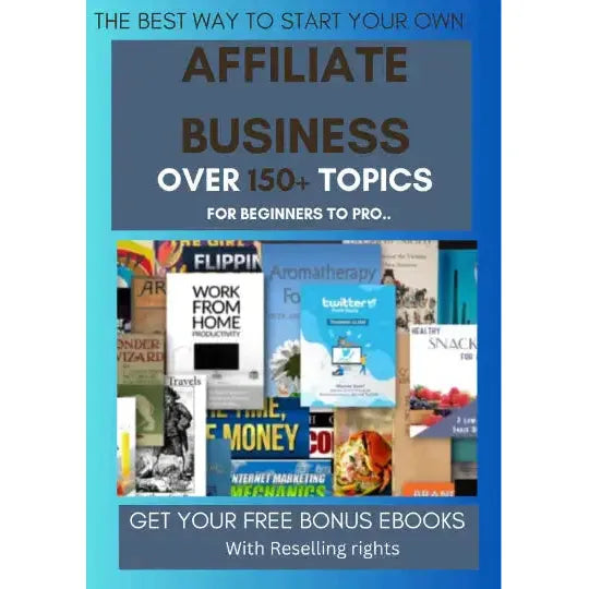 MEGA AFFILIATE BUSINESS KIT | 150+ CONTENTS | PDF - AUDIO AND VIDEO FILES - EBOOK INSTANT DOWNLOAD PDF- KNOW ALL ABOUT AFFILIATE MARKETING - Magdasmall
