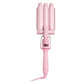 Mermade Hair Pro Waver Mini 25mm Pink 3 Barrel Styling Wand Mermaid Wave Tool