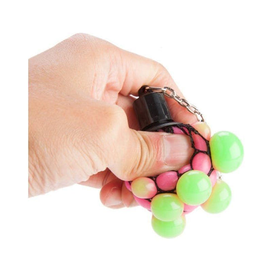 Mesh Squish Ball Keyring  (SENT AT RANDOM)