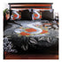 Miami Ink Cobra Black Quilt Cover Set Single - Magdasmall