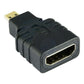 Micro HDMI Male TO HDMI Female Adapter convertor