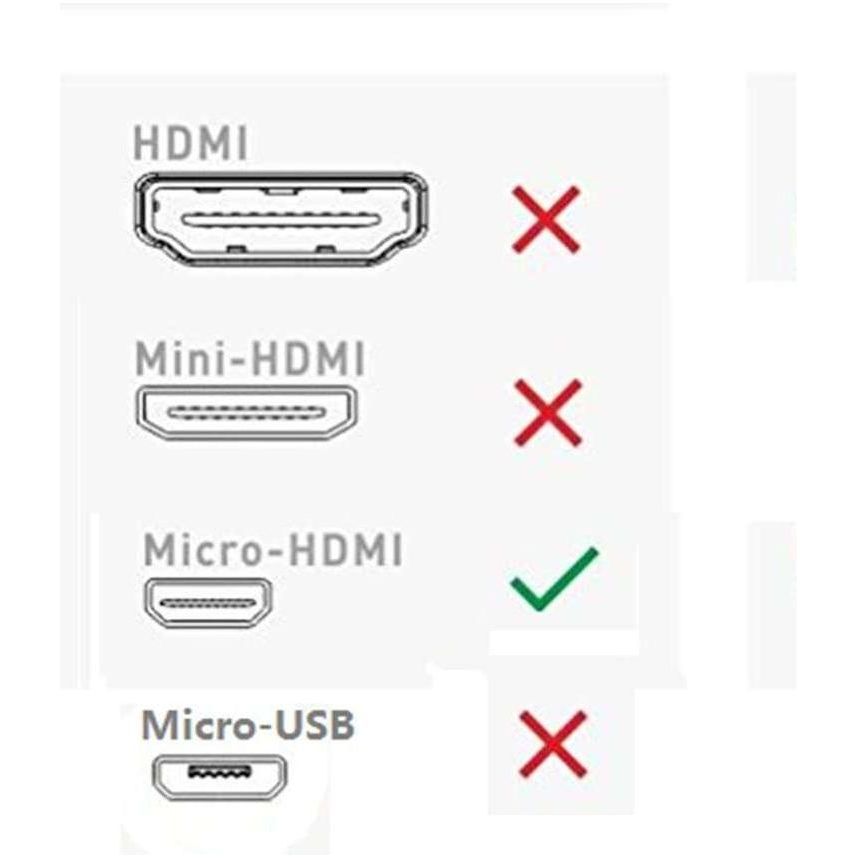 Micro HDMI Male TO HDMI Female Adapter convertor