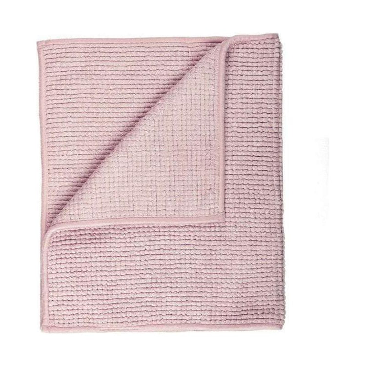 Microfiber Shower & Bathroom Bath Mat Non Slip Soft Pile Design (Pink) - Magdasmall