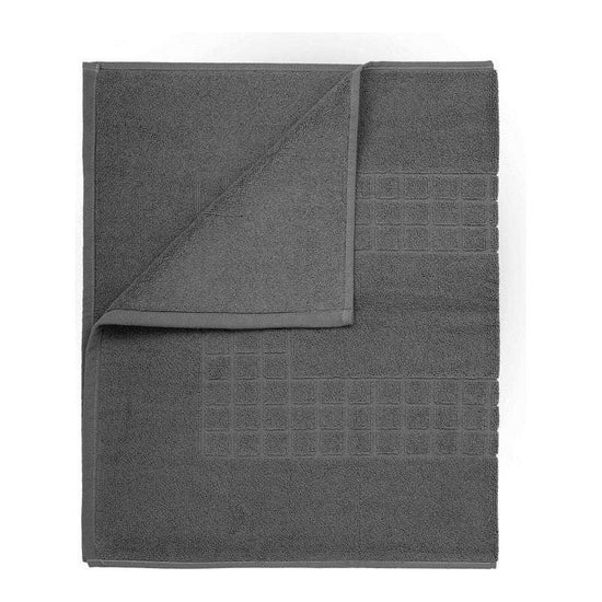 Microfiber Soft Non Slip Bath Mat Check Design (Anthrazit)