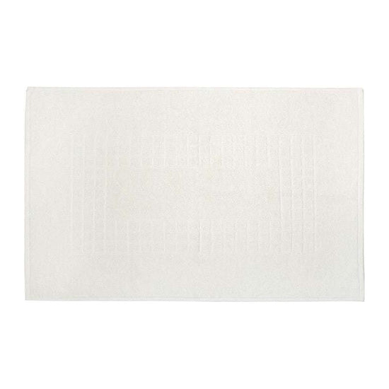 Microfiber Soft Non Slip Bath Mat Check Design (Cream)