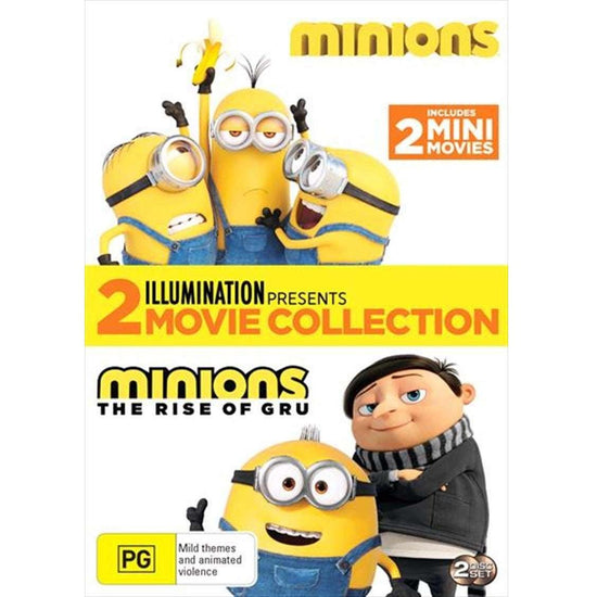 Minions / Minions - The Rise Of Gru | 2 Movie Franchise Pack DVD