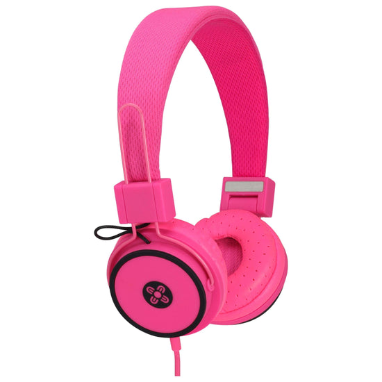MOKI Hyper Pink Headphones
