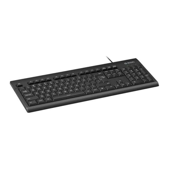 MOKI Wired USB Keyboard Black