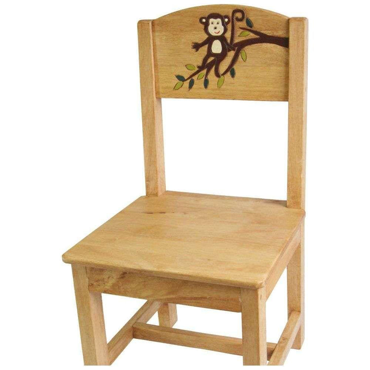 Monkey Land Kids Wooden Table and Chairs Set - Magdasmall