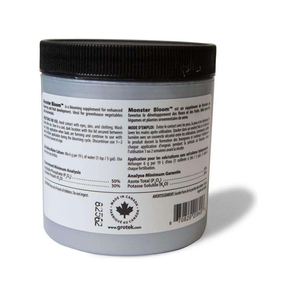 Monster Bloom Hydroponic Fertiliser 130g Grotek Fertilizer Additive Hydroponics - Magdasmall