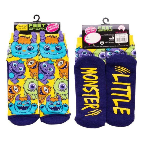 Monsterlings Feet Speak Socks