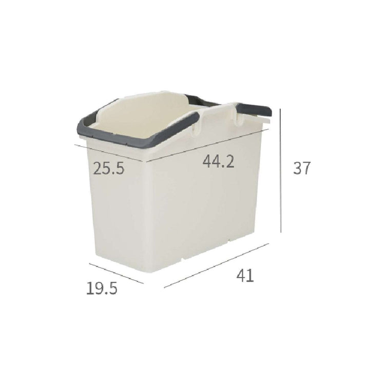 Nplastic 2 Set Ivory Stackable Multipurpose Laundry Basket