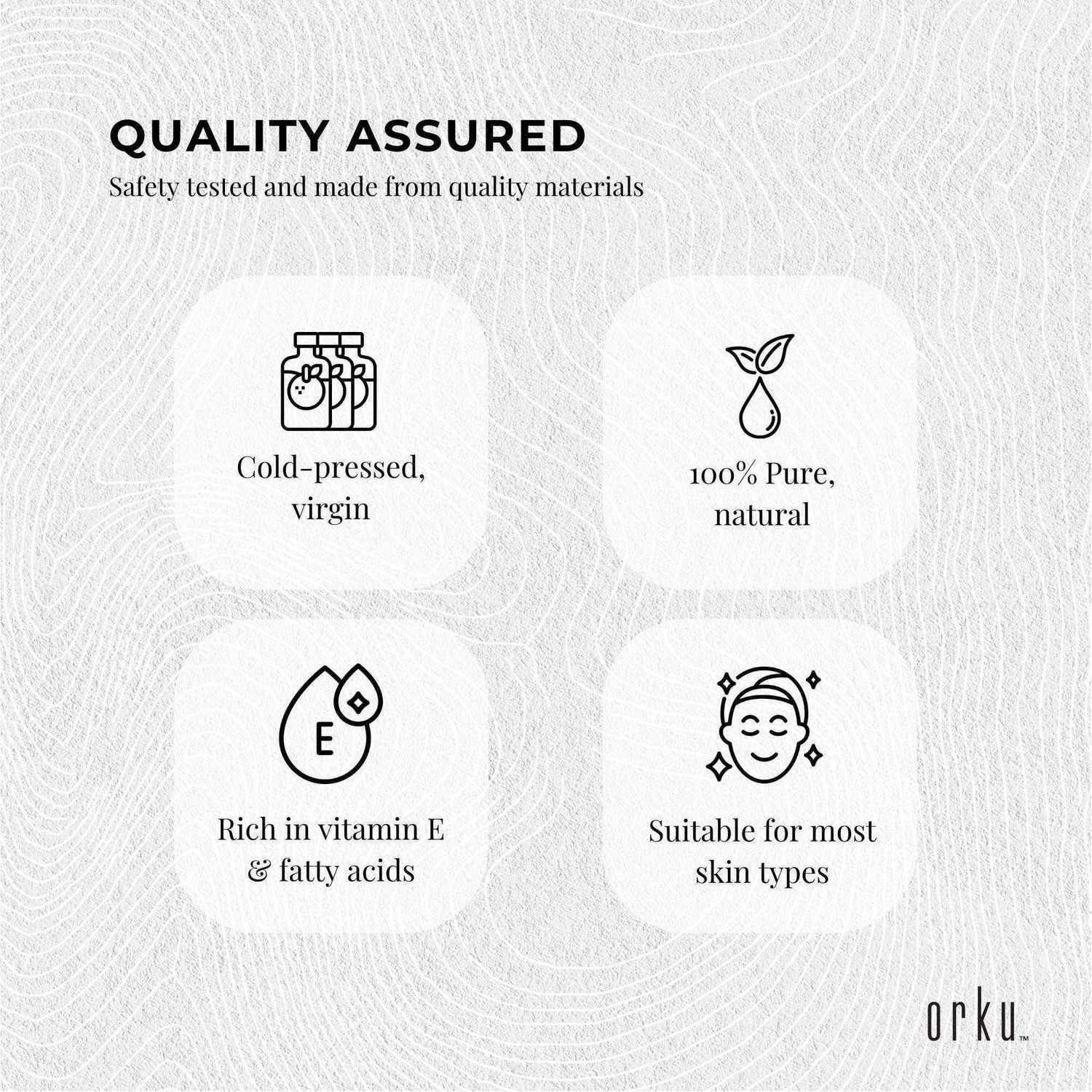 Orku 30ml Organic Neem Seed Oil - Debitterised Cold Pressed Azadirachtin Indica