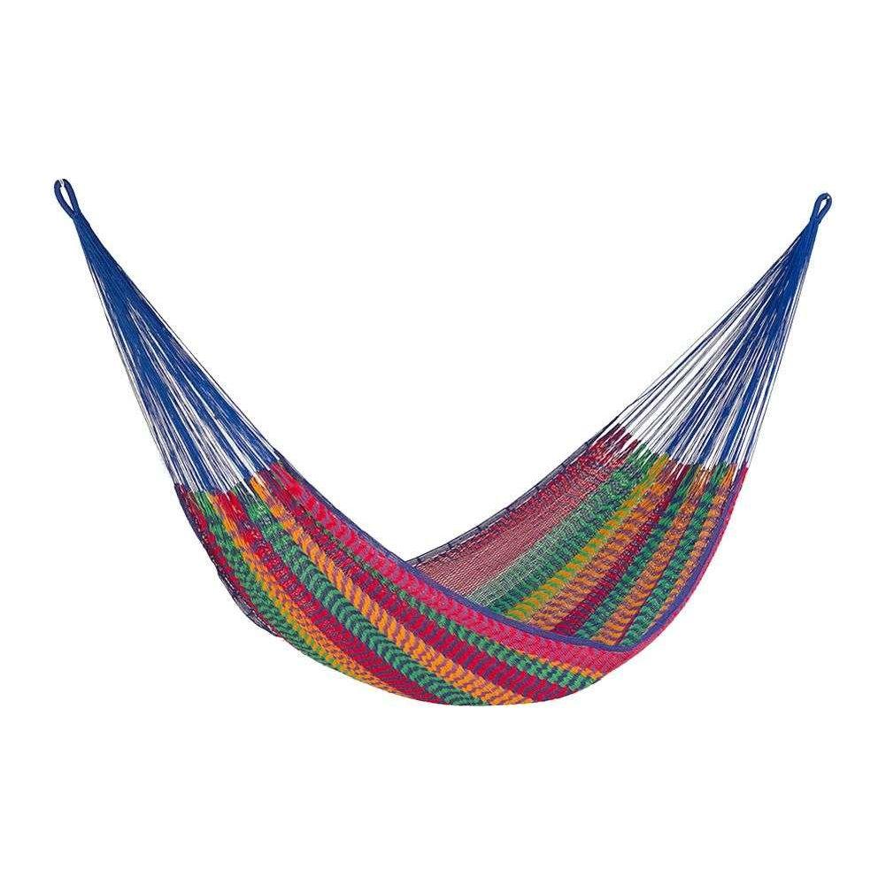 Outdoor undercover cotton Mayan Legacy hammock Family size Mexicana