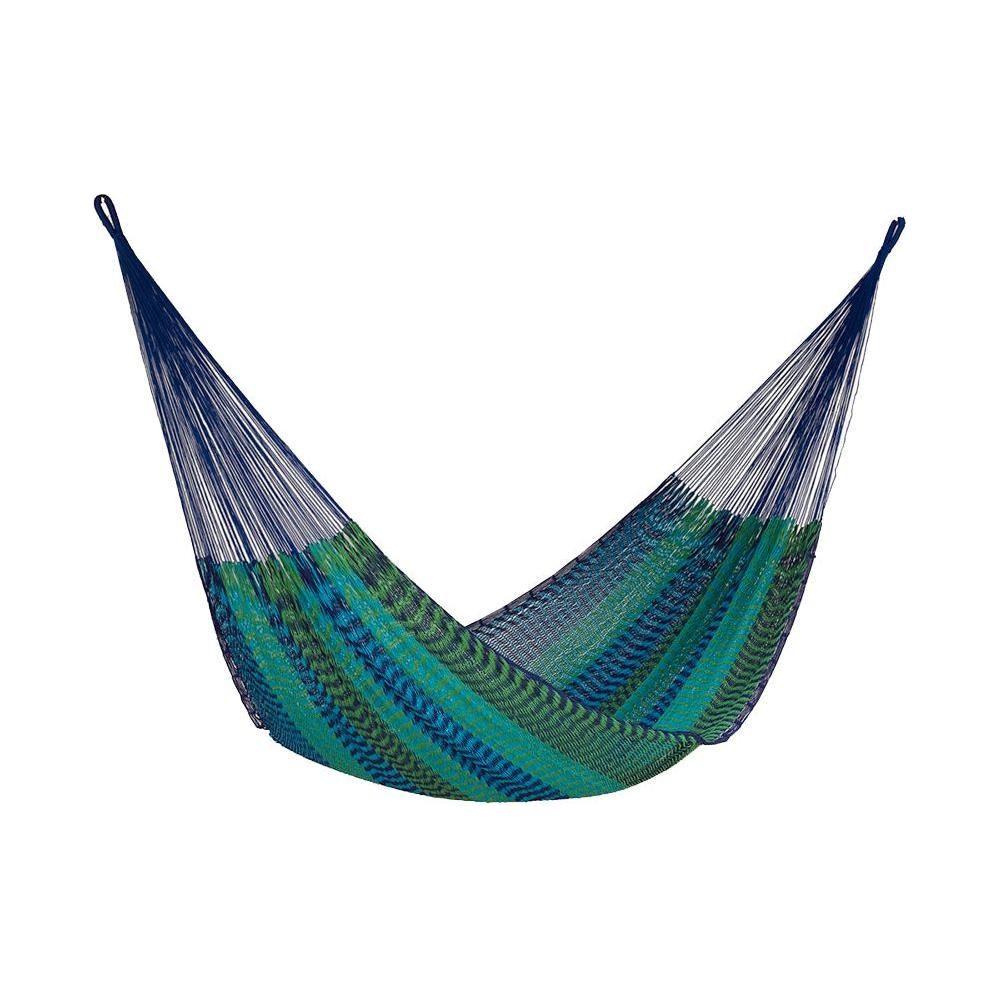 Outdoor undercover cotton Mayan Legacy hammock King size Caribe