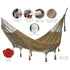 Outdoor undercover cotton Mayan Legacy hammock with hand crocheted tassels Queen Size Cedar