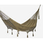 Outdoor undercover cotton Mayan Legacy hammock with hand crocheted tassels Queen Size Cedar