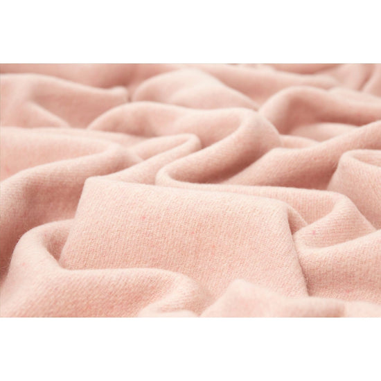 Oxford Throw - Merino Wool Blend - Blush