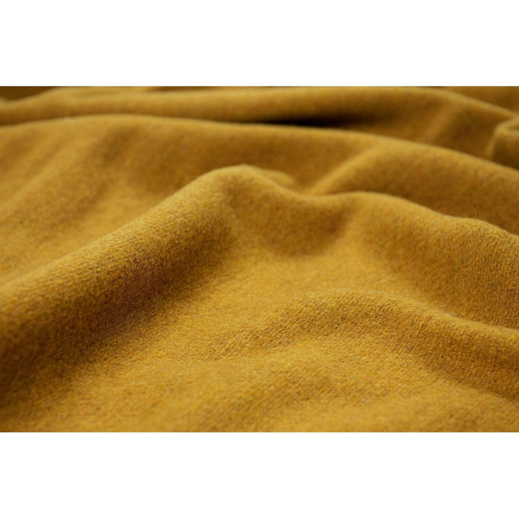 Oxford Throw - Merino Wool Blend - Mustard - Magdasmall