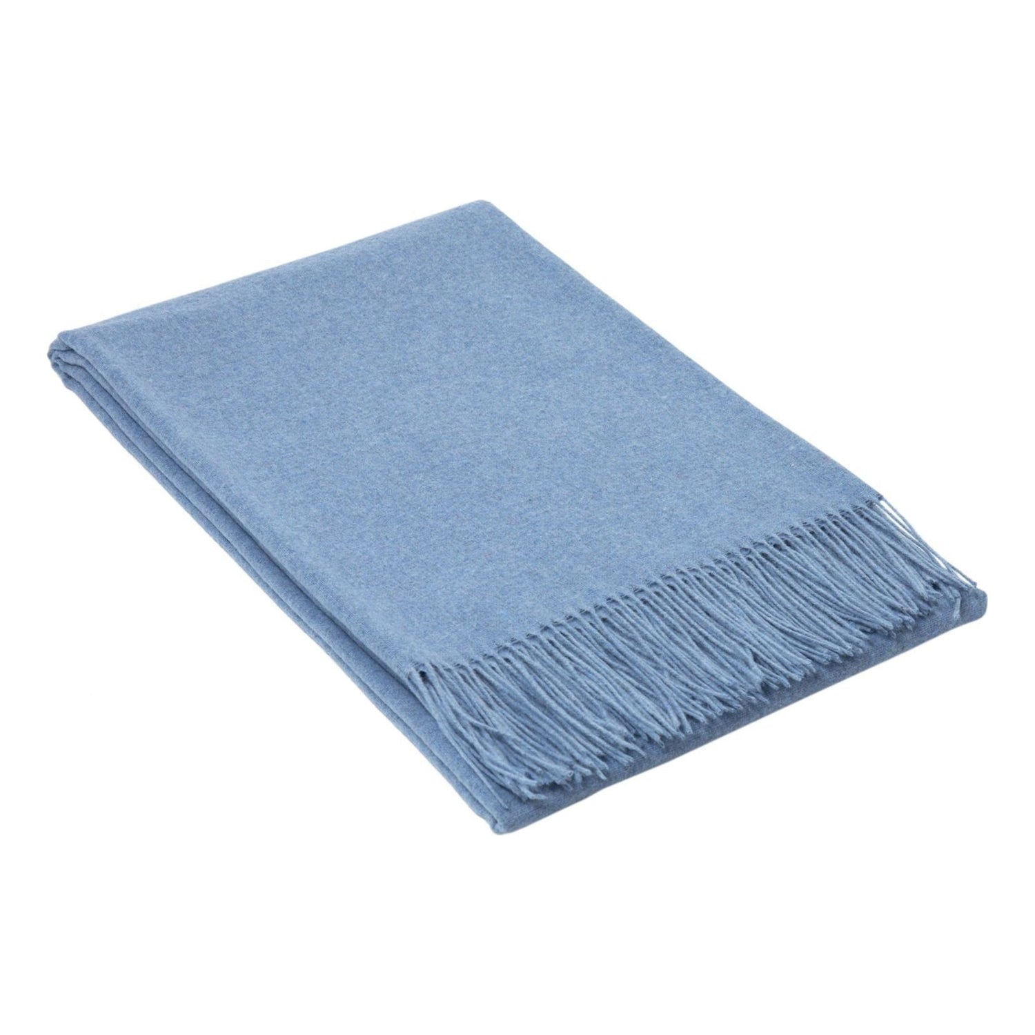 Paddington Throw - Fine Wool Blend - Blue