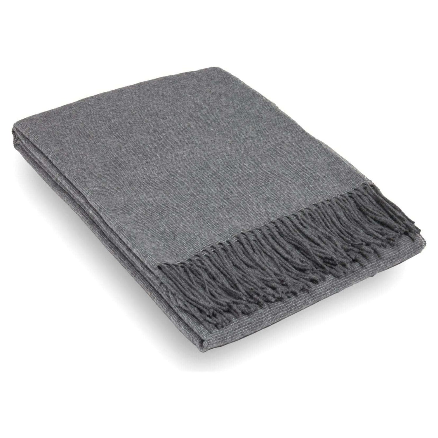 Paddington Throw - Fine Wool Blend - Slate - Magdasmall