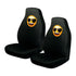 Pair of Emoji Car Front Seat Covers Sunglasses Faces - Magdasmall