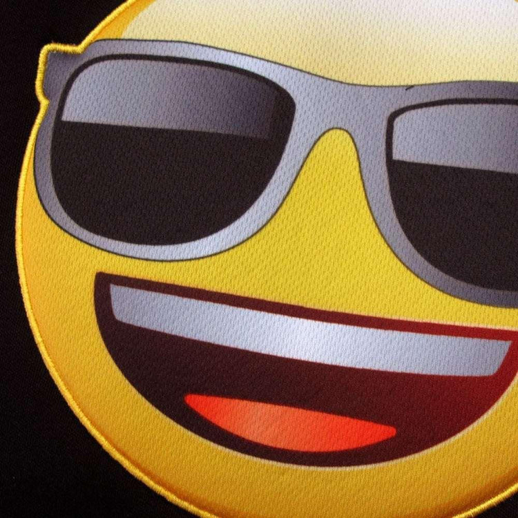 Pair of Emoji Car Front Seat Covers Sunglasses Faces - Magdasmall