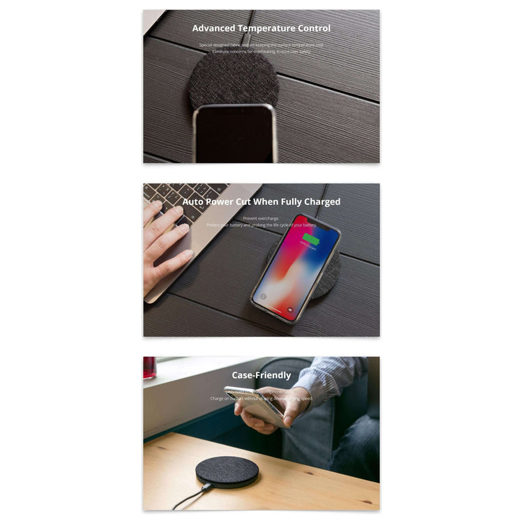 Photofast AirCharge Qi Compatible 10W Fast Charge (SKU:AC8000)