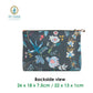 PIP Studio Combi Flower Festival Dark Blue Cosmetic Bag