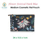 PIP Studio Flower Festival Dark Blue Medium Cosmetic Flat Pouch