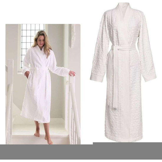 PIP Studio Mosaic de Pip White Cotton Bathrobe XX-Large