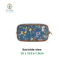 PIP Studio Petites Fleurs Dark Blue Small Square Cosmetic Bag