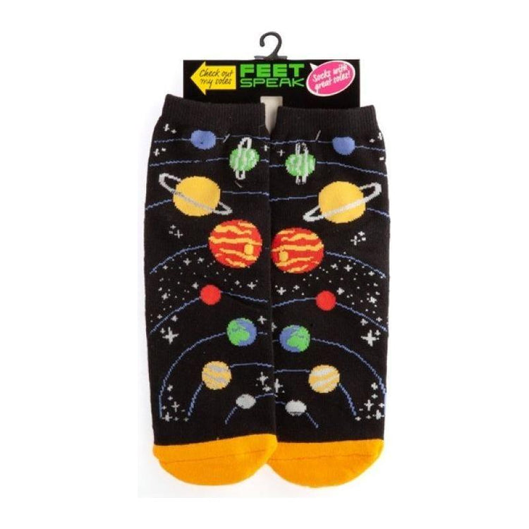 Planetary Feet Speak Socks - Magdasmall