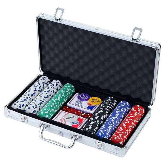 Poker Chip Set 300PC Chips TEXAS HOLD&