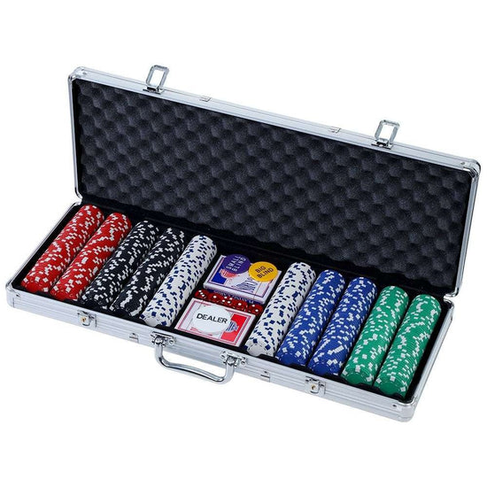 Poker Chip Set 500PC Chips TEXAS HOLD&