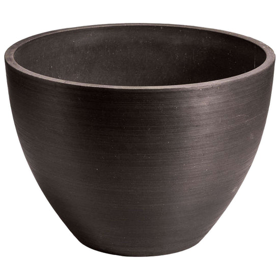 Polished Black & White Planter Bowl 30cm - Magdasmall