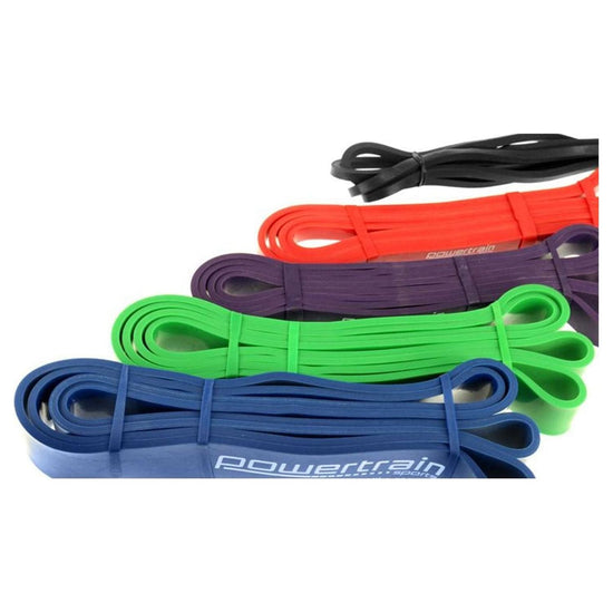 Powertrain 5x Home Workout Resistance Bands Gym Exercise