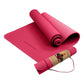 Powertrain Eco-friendly Dual Layer 6mm Yoga Mat | Pink | Non-slip Surface And Carry Strap For Ultimate Comfort And Portability