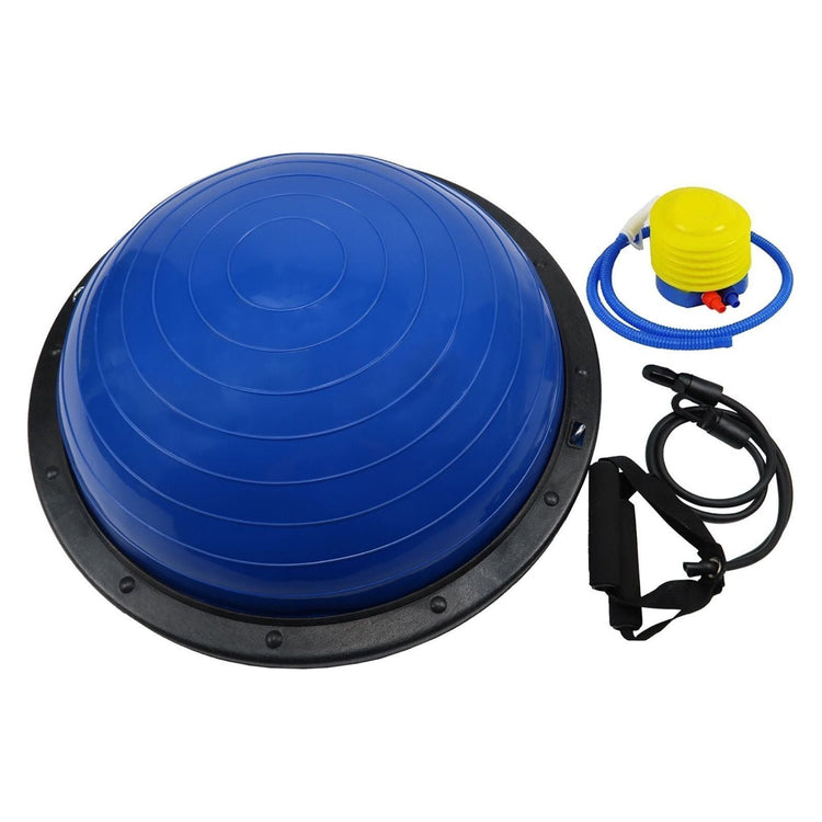 Powertrain Fitness Yoga Ball Home Gym Workout Balance Trainer Blue