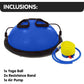 Powertrain Fitness Yoga Ball Home Gym Workout Balance Trainer Blue