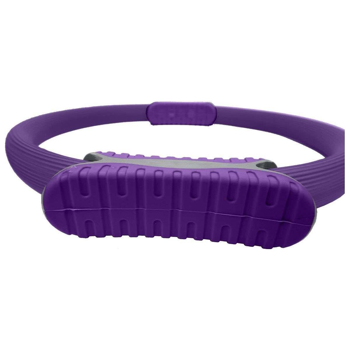 Powertrain Pilates Ring Band Yoga Home Workout Exercise Band Purple