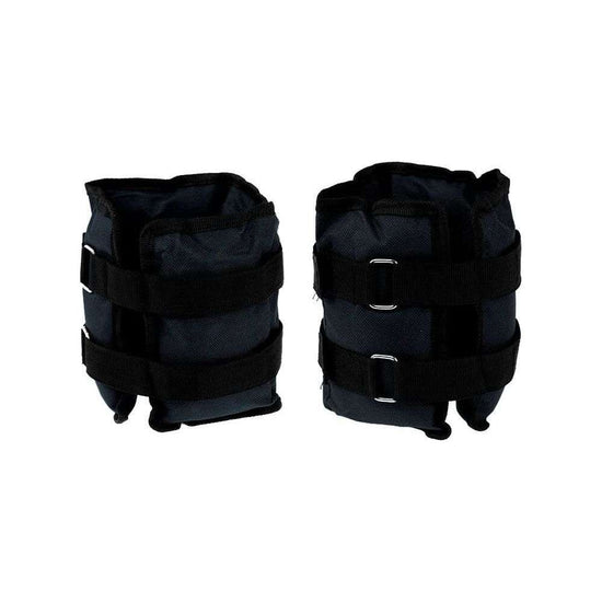 Powertrain Sports Pair 2kg Ankle Weights Home Gym Equipment Wrist Fitness Yoga Training Weights
