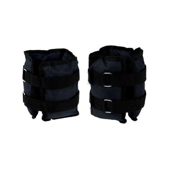 Powertrain Sports Pair 2kg Ankle Weights Home Gym Equipment Wrist Fitness Yoga Training Weights