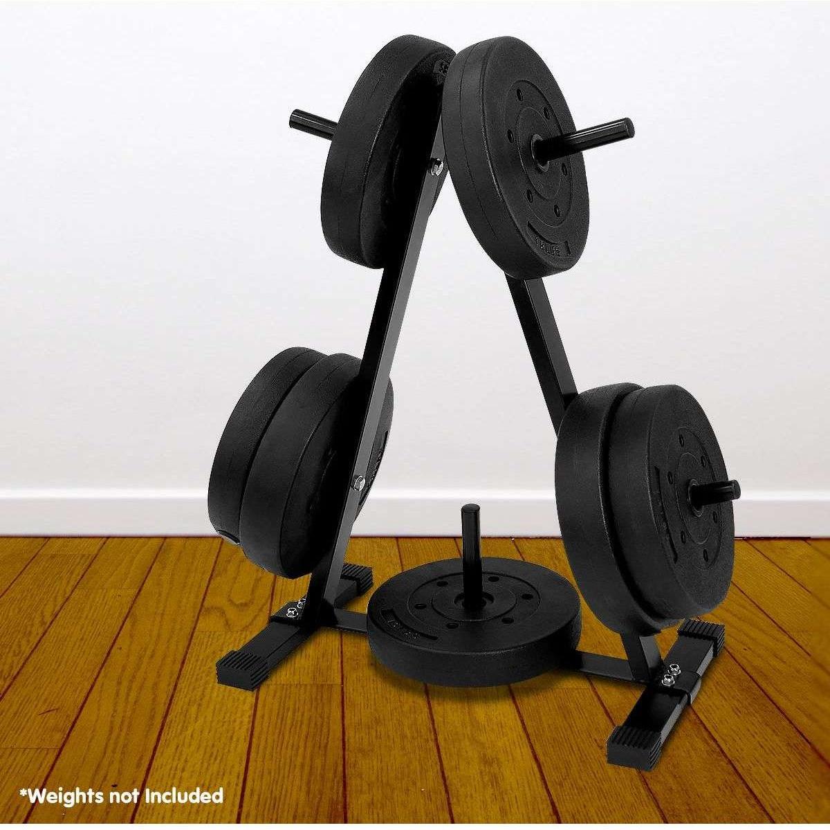 Powertrain Weight Plates Storage Home Gym Rack