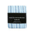 Printed Microfiber Sheet Set Double Blue Lines