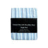 Printed Microfiber Sheet Set Single Blue Lines