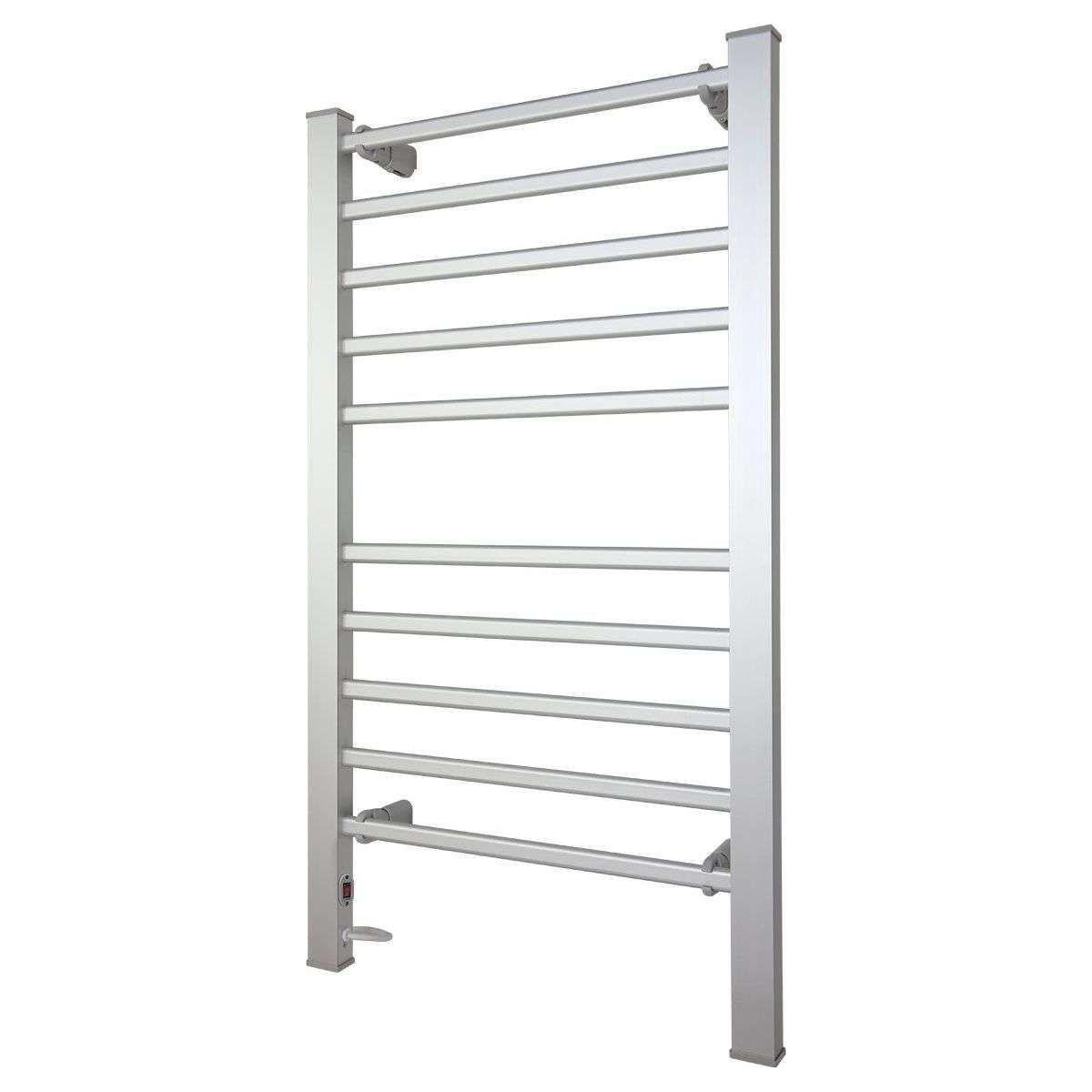 Pronti Heated Towel Rack Electric Bathroom Towel Rails Warmer Ev-160- Silver - Magdasmall