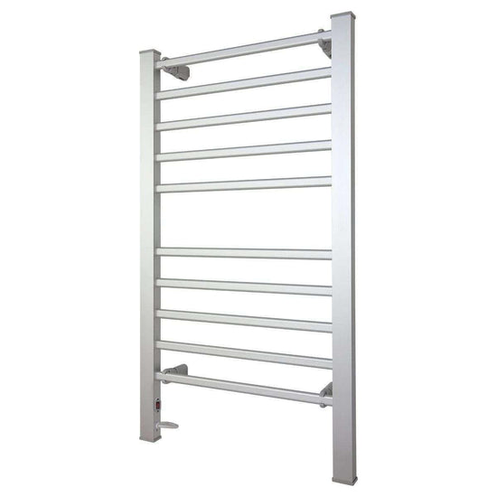 Pronti Heated Towel Rack Electric Bathroom Towel Rails Warmer Ev-160- Silver - Magdasmall