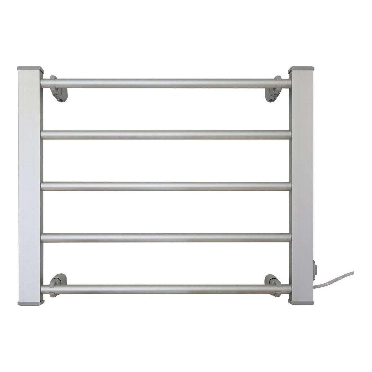 Pronti Heated Towel Rack Electric Bathroom Towel Rails Warmer Ev-90- Silver