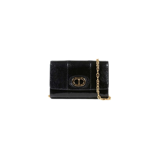 Python Chain Strap Clutch - One Size